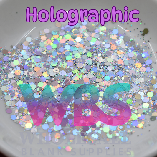 Gray Sliver | Holographic Iridescent Glitter | 50gm