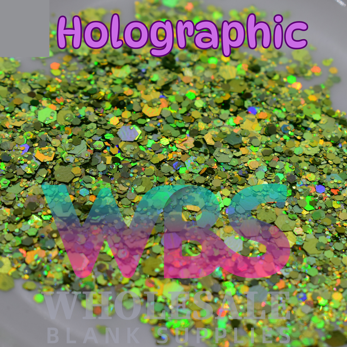 Lime Green | Holographic Iridescent Glitter | 50gm