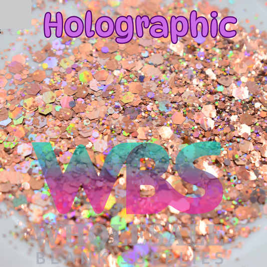 Orange Spooks | Holographic Iridescent Glitter | 50gm