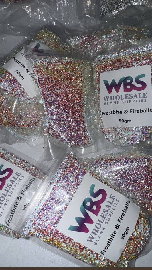 🔥 FROSTBITE & FIREBALLS | Bubble Glitter – 50gm 🔥