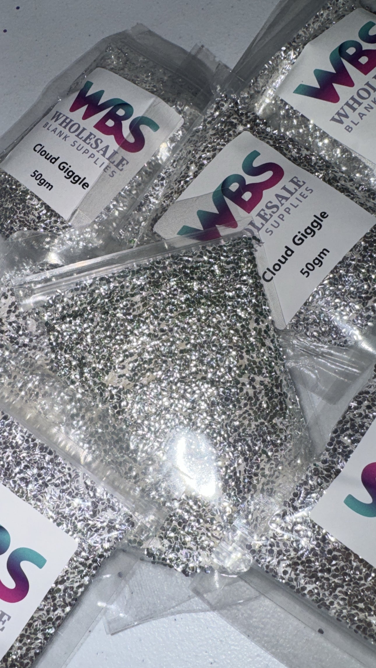 ☁️ CLOUD GIGGLE | Bubble Glitter – 50gm ☁️