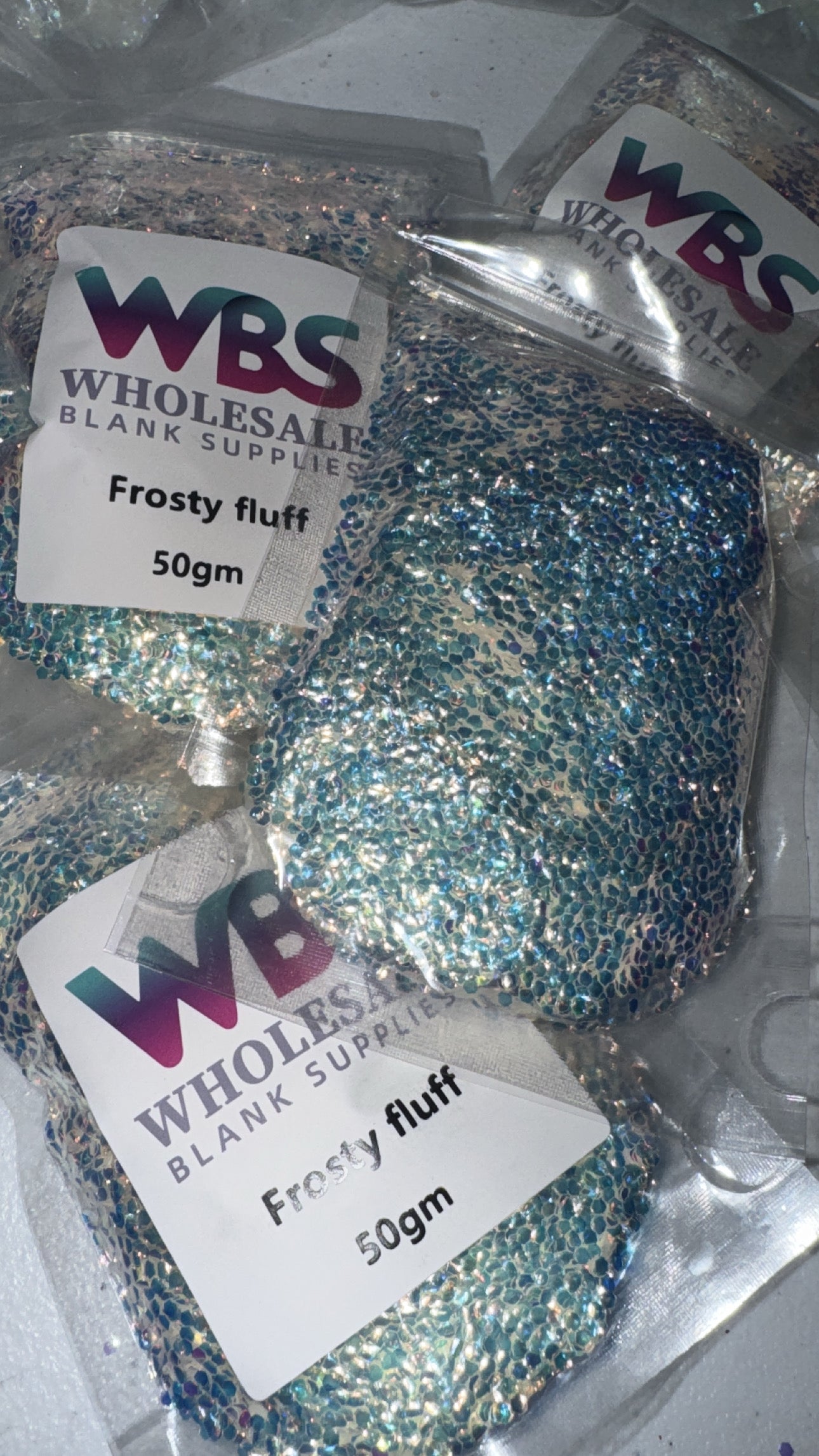 ❄️ FROSTY FLUFF | Bubble Glitter – 50gm ❄️