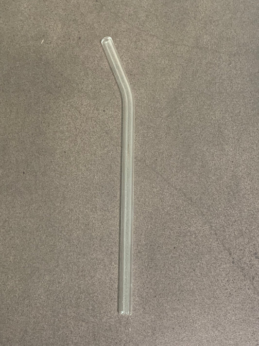 Glass Bent Straw  ( 1 piece)