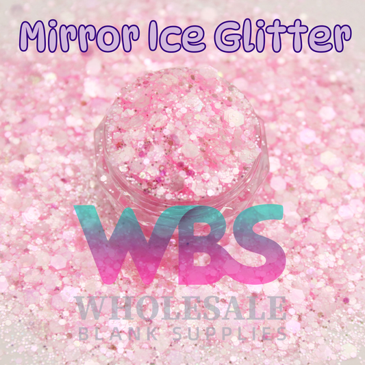 Ice Baby Pink Mirror Ice Glitter | 50gm