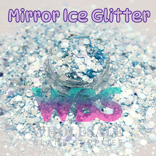 Ice Blue Mirror Ice Glitter | 50gm
