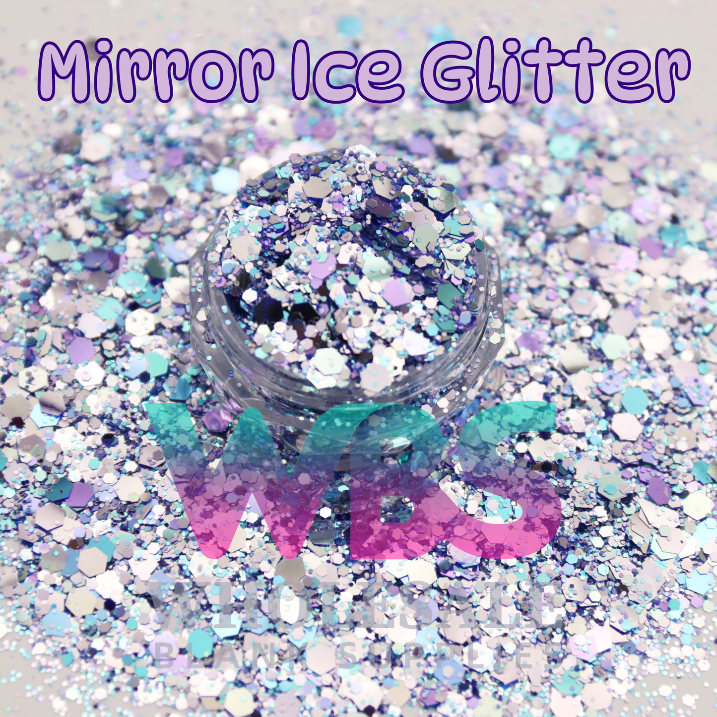 Ice Purple Mirror Ice Glitter | 50gm