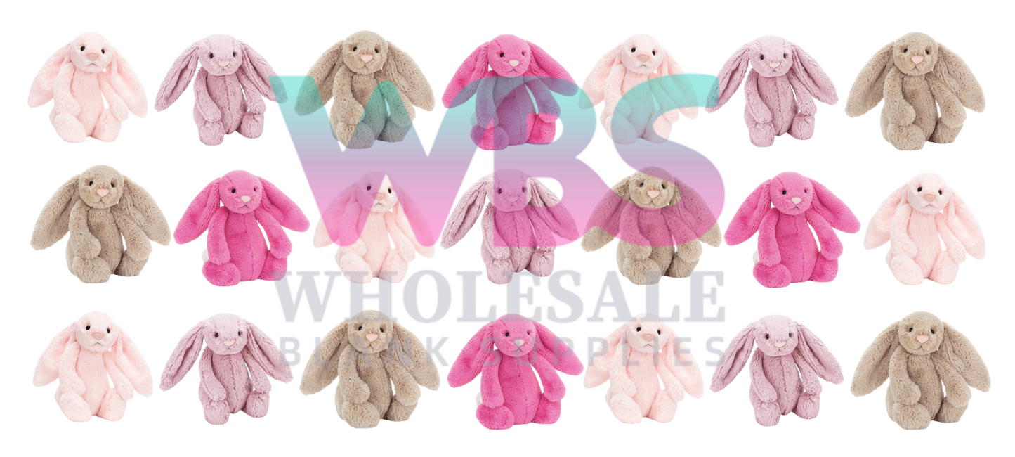 16oz UV DTF | Shot Glass |  Libbey Wrap Jelly Cats Mix Pinks #A429