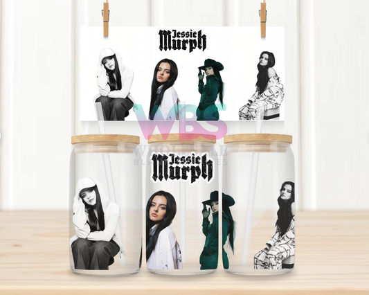 16oz UV DTF Libbey Wrap Jessie Murph #W49