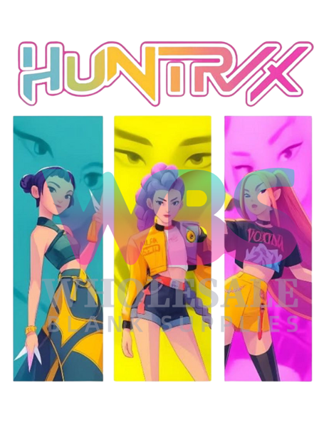 UV DTF Decal - HUNTRIX KPOP RUMI JOEY MIRA SODA POP #F2