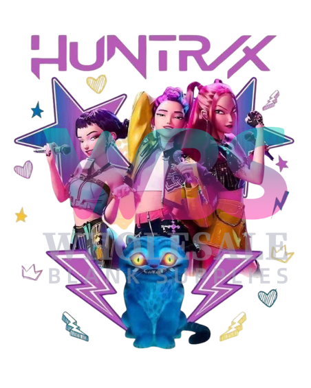 UV DTF Decal - HUNTRIX KPOP RUMI JOEY MIRA SODA POP #F3