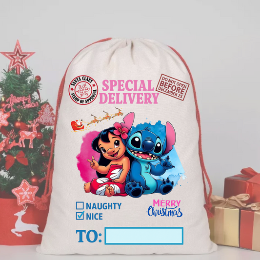 LILO & STITCH SANTA SACK | Digital Download