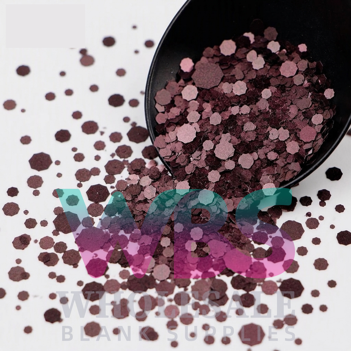 Macaron Burgandy | Chunky Glitter | 50gm