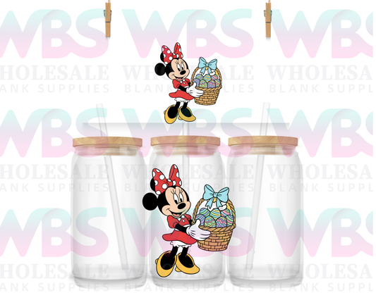UV DTF Decal -  EASTER MINNIE  #F14