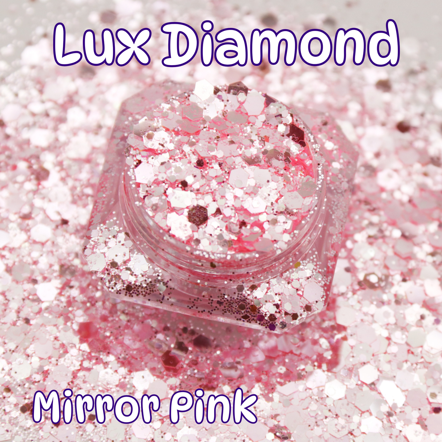 Pink Lux Diamond Mirror Glitter | 50gm