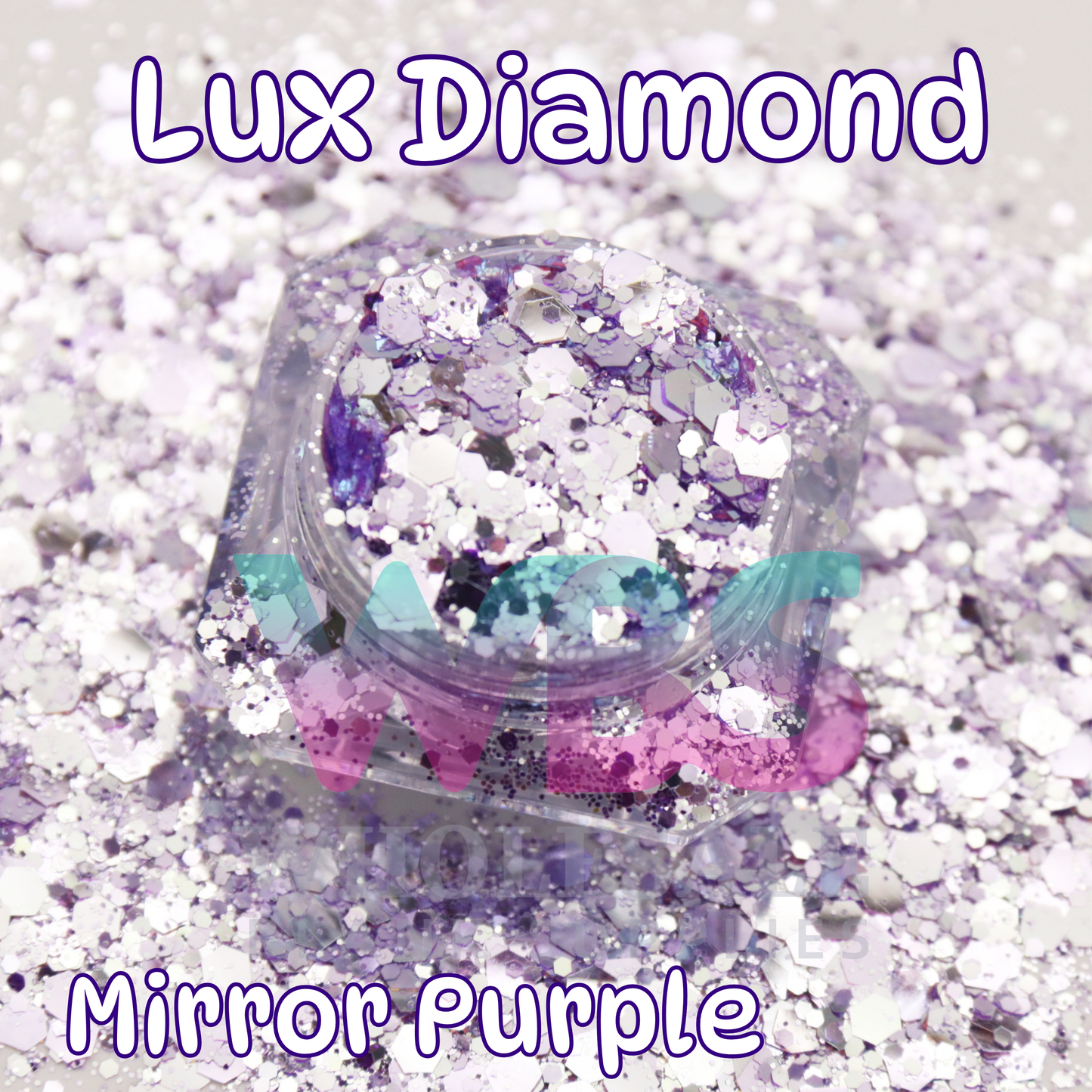 Purple Lux Diamond Mirror Glitter | 50gm