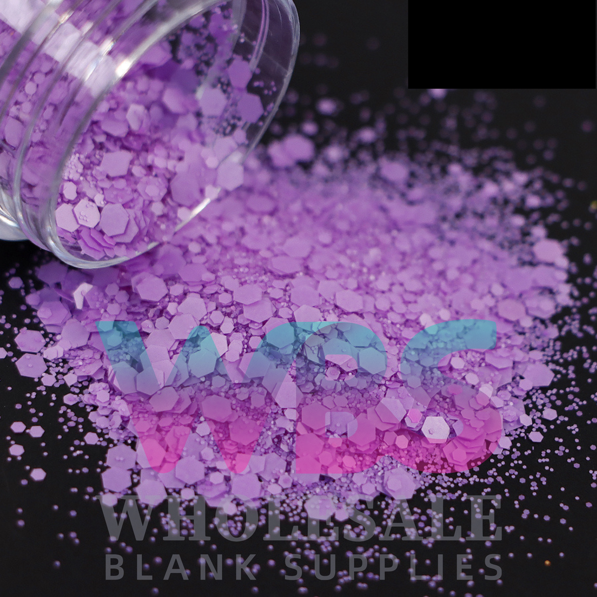 Neon Matte Purple | Chunky Matte Glitter Bottle – 50gm