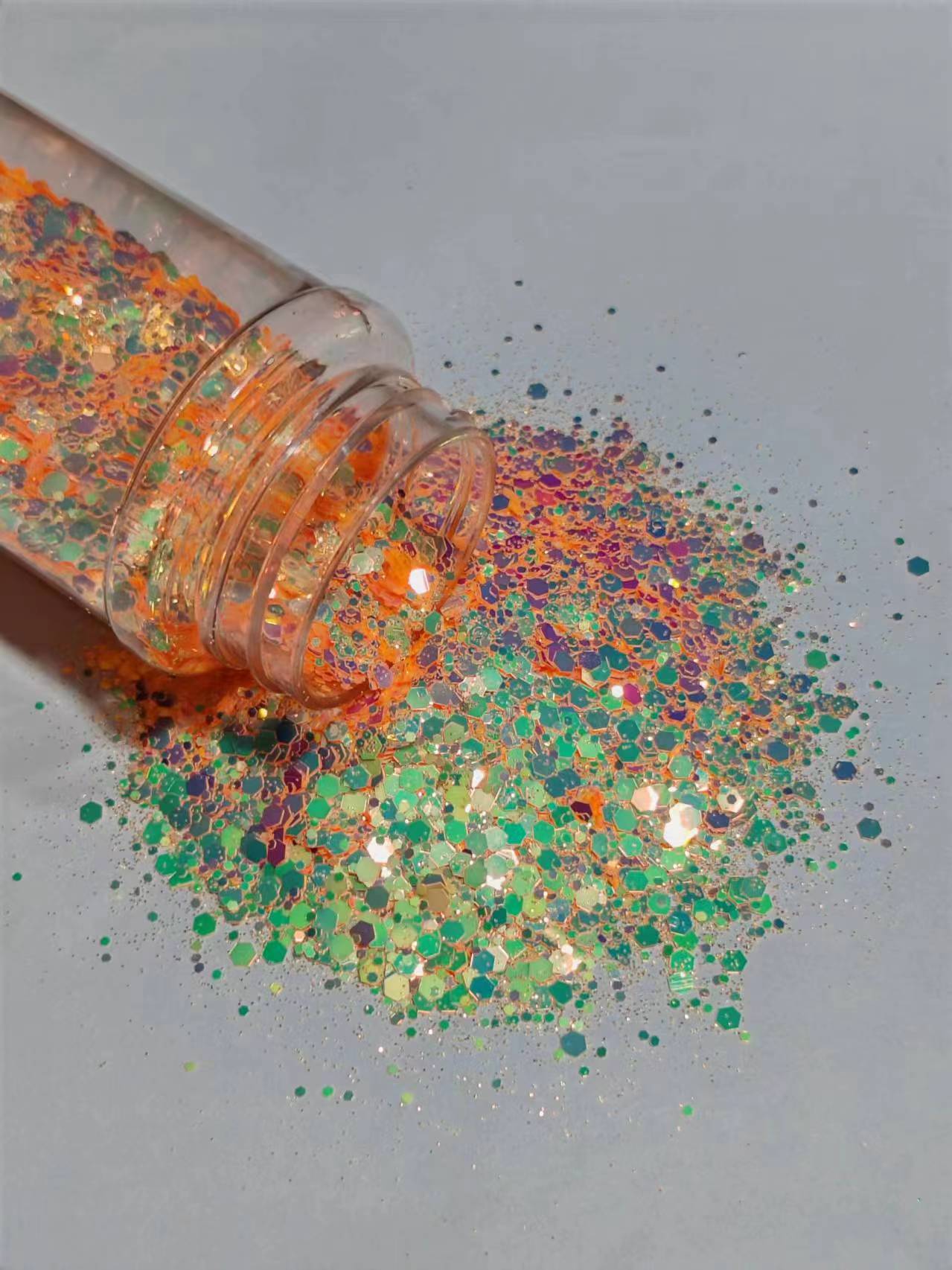 Chunky Glitter | 85gm | Neon Apricot