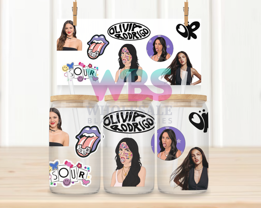 16oz UV DTF Libbey Wrap Olivia Rodrigo Kids #W69