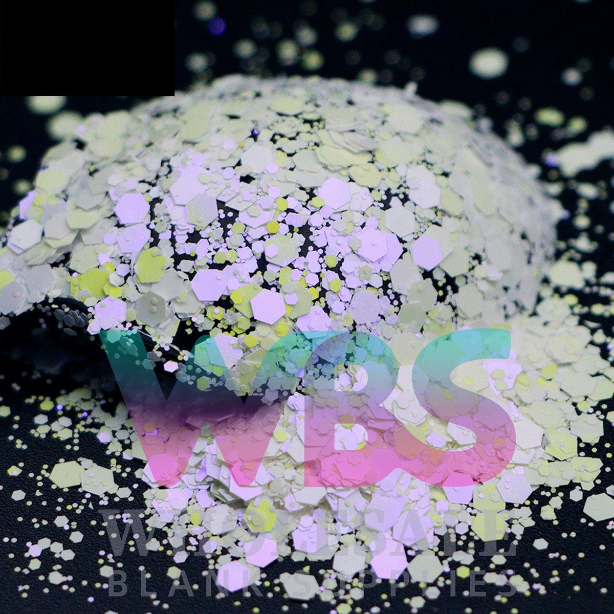 Pearl Iridescent White | Chunky Glitter | 50gm