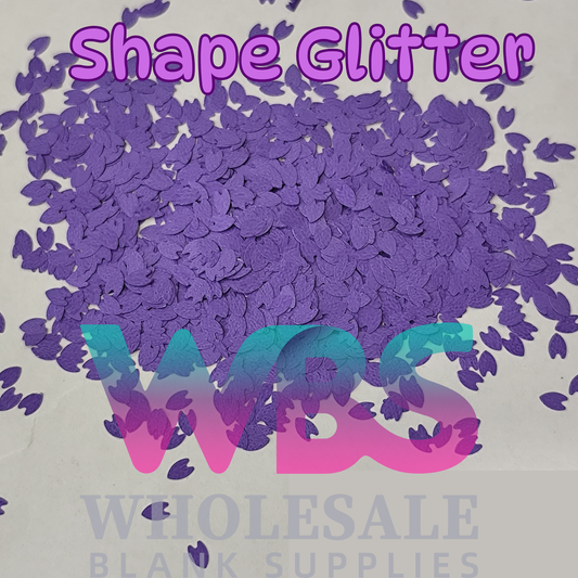 Shapes Glitter | Petal Purple 50gm