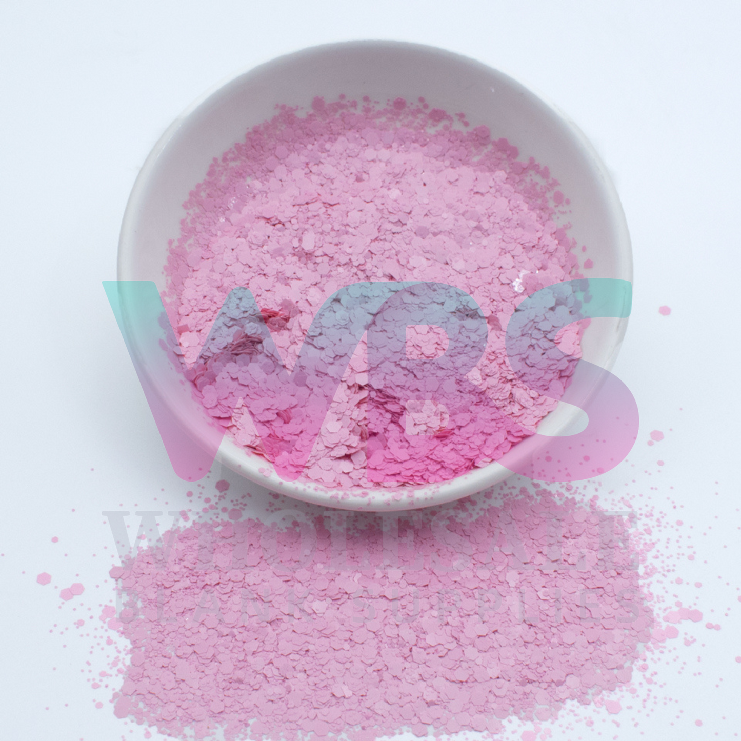 🍿 PINK POPCORN | Chunky Matte Glitter Bottle – 50gm 🍿