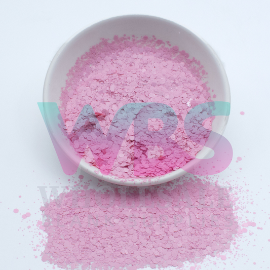 🍿 PINK POPCORN | Chunky Matte Glitter Bottle – 50gm 🍿
