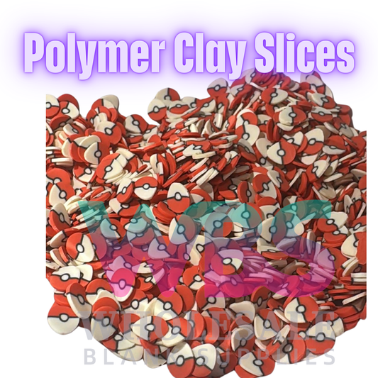 Polymer Clay Slices – 50gm Bag 🍭✨ Pokemon Ball Christmas
