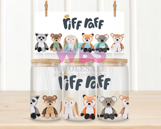 16oz UV DTF Libbey Wrap Riff Raff All Kinds #W105