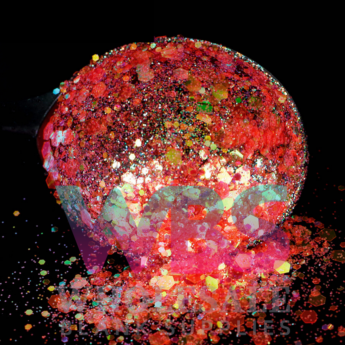 Sexy Red 1 | Super Iridescent Chunky Glitter Bottle – 50gm