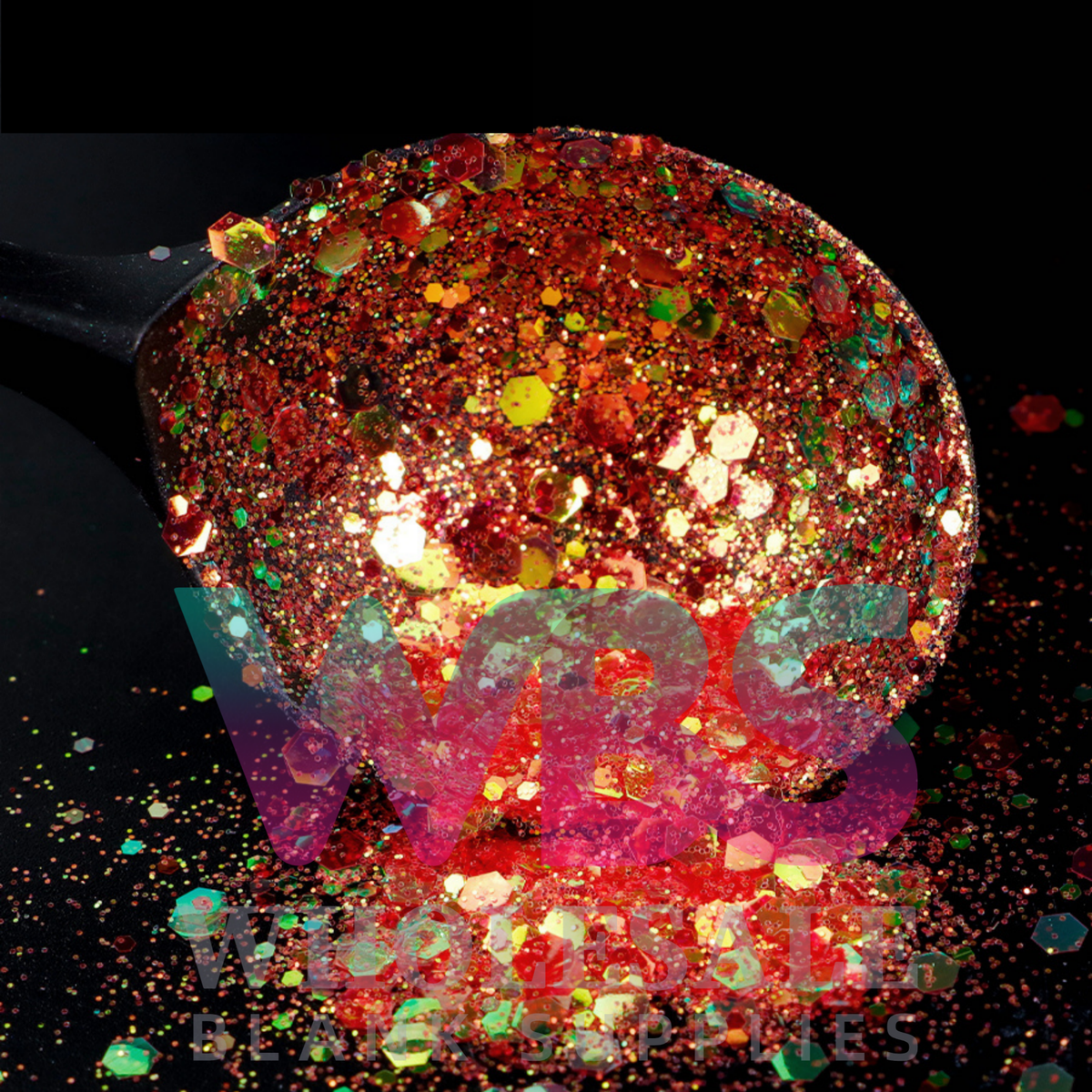 Sexy Red 2 | Super Iridescent Chunky Glitter Bottle – 50gm