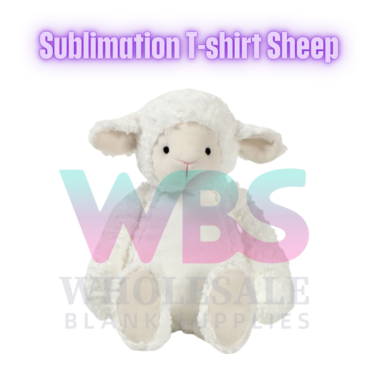 🐑 Sheep Plush with Removable T-Shirt – 30cm