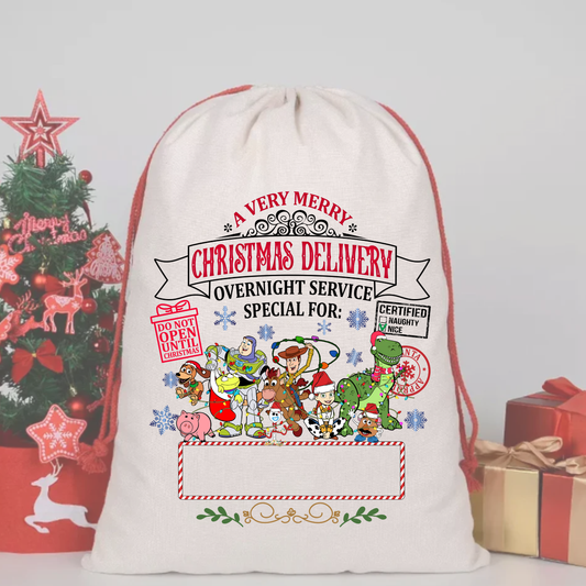TOY STORY 2 SACK DTF – SPECIAL DELIVERY DTF Print  🎅💌 pre order OCTOBER