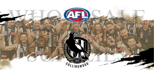 16oz UV DTF Libbey Wrap AFL Collingwood  sports #447