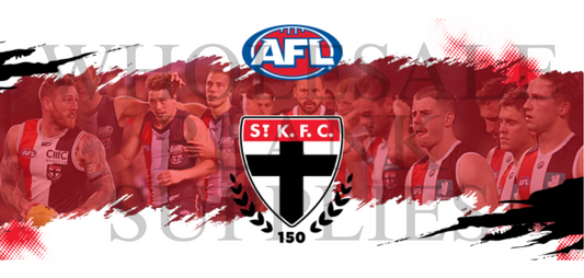 16oz UV DTF Libbey Wrap AFL St Kilda sports #456