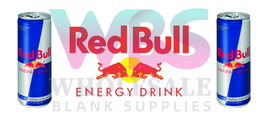 16oz UV DTF Libbey Wrap – Red Bull Can Energy Drink V2 #502