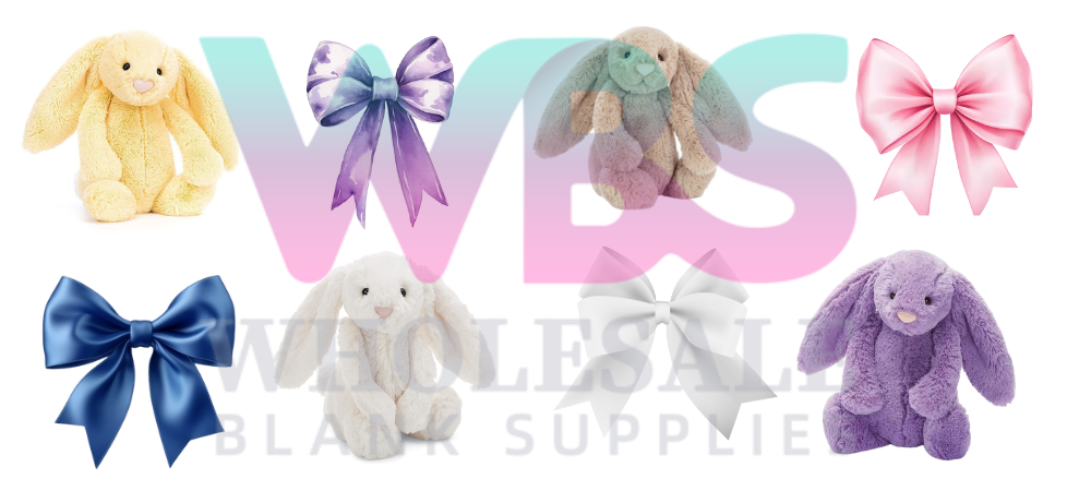 16oz UV DTF Libbey Wrap – Jelly Cat mix bows #483