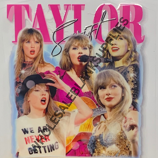 16oz UV DTF Libbey Wrap Taylor Swift we are never ever