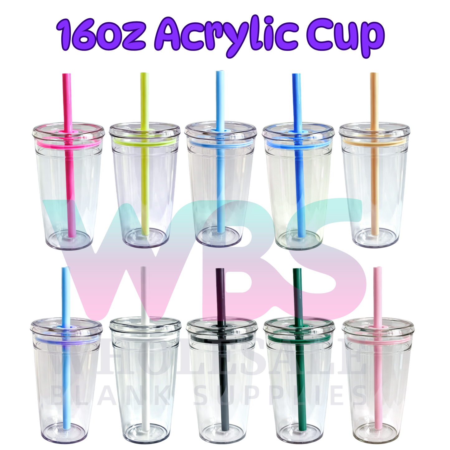 ACRYLIC 16oz Cup ✨