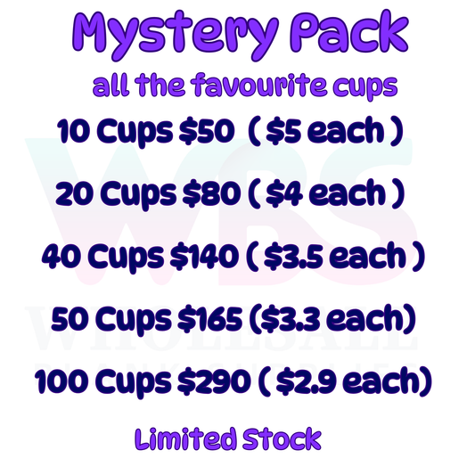 Mystery Cups  - SNOW GLOBES