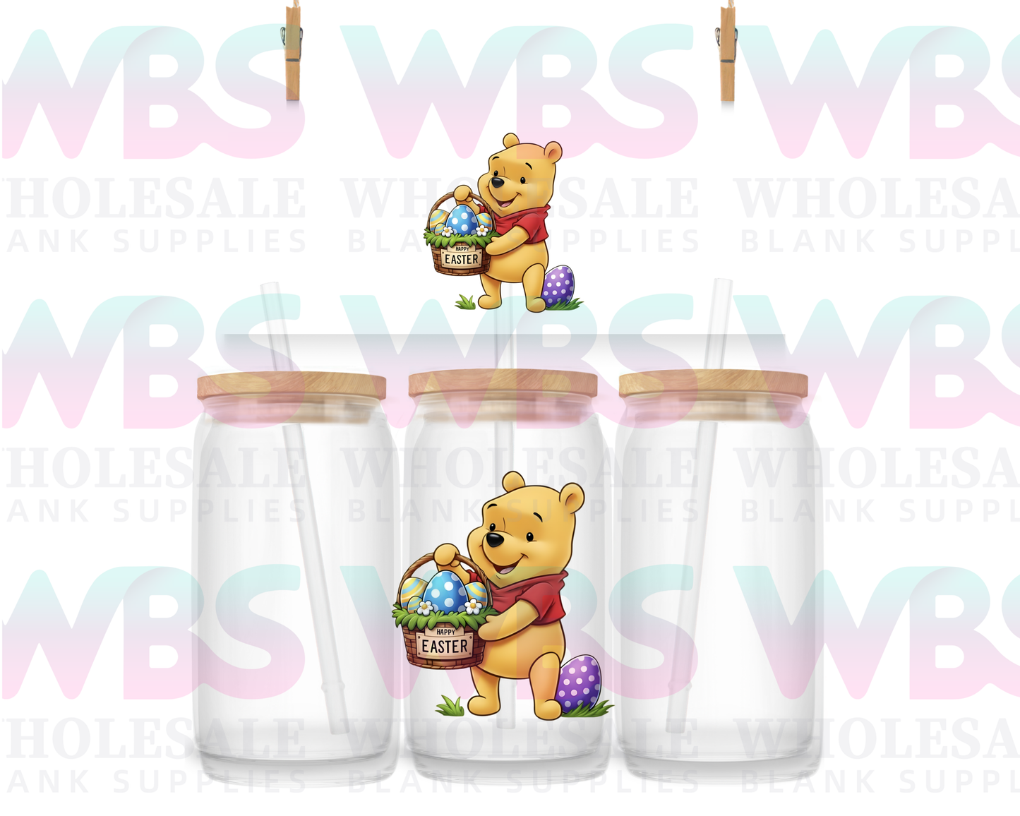 UV DTF Decal -  WINIE THE POOH #F15