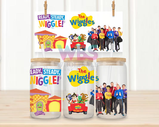 16oz UV DTF Libbey Wrap – Wiggles #W51