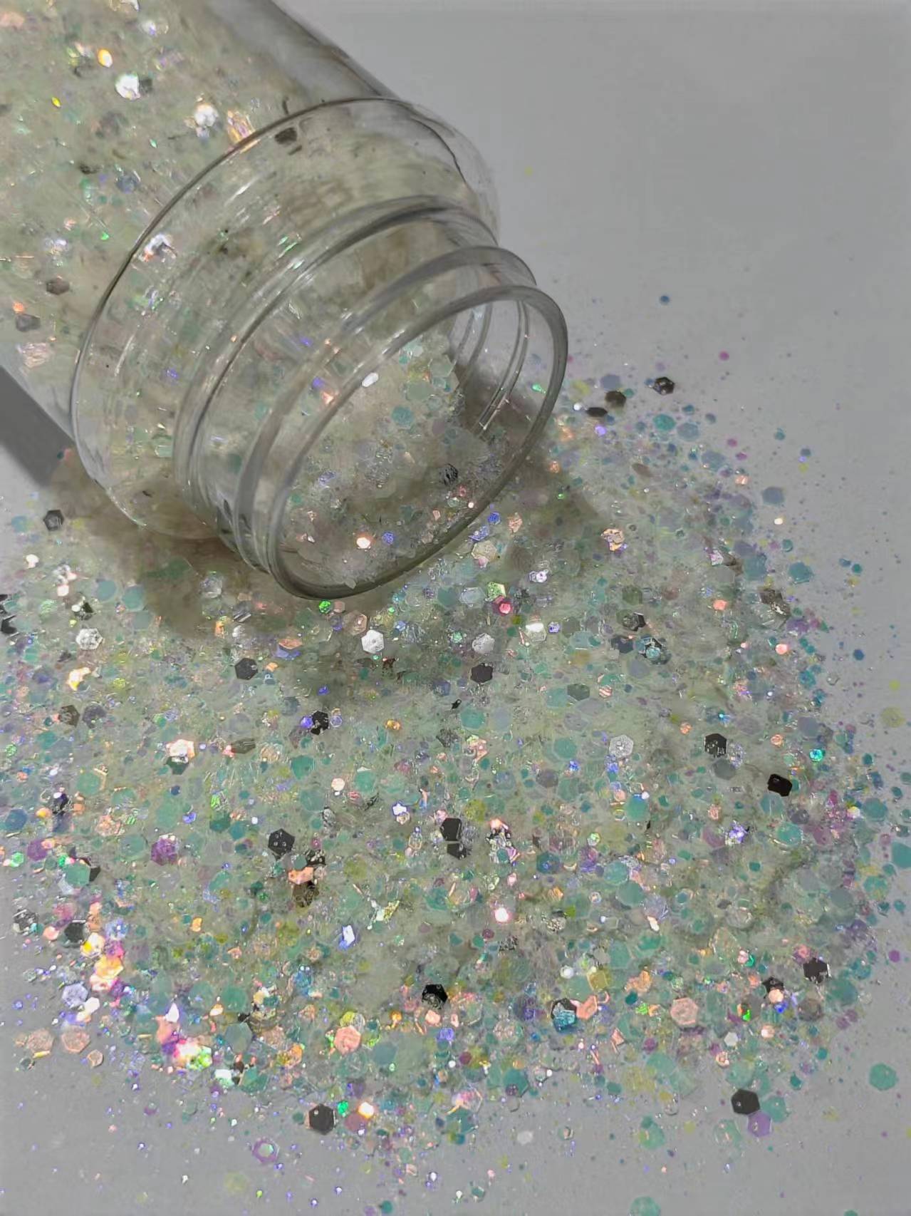 Chunky Glitter | 85gm | Glow In The Dark White Blue