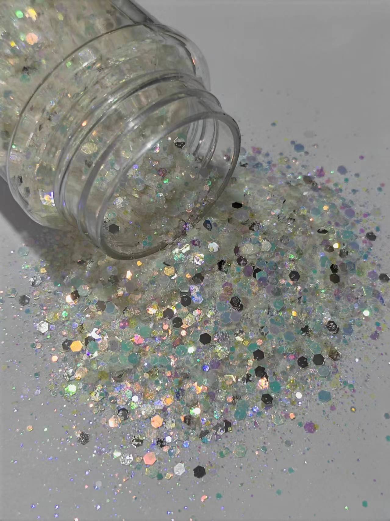 Chunky Glitter | 85gm | Glow In The Dark White Darker Blue