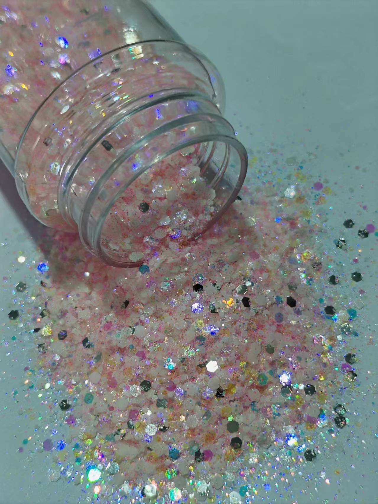 Chunky Glitter | 85gm | Glow In The Dark Pink Blue