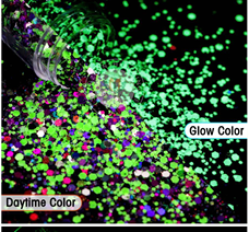 Chunky Glitter | 85gm | Glow In The Dark Speckle Madness