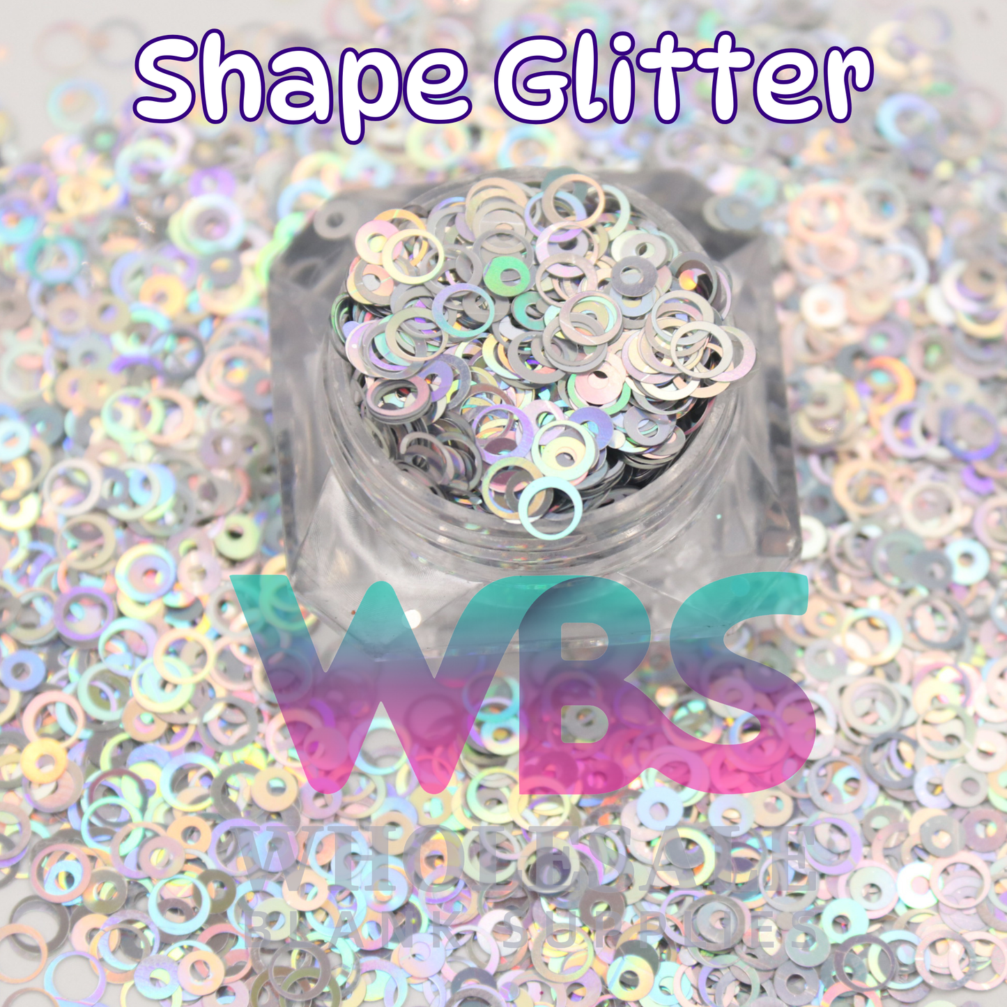 Shapes Glitter | Holographic Circles