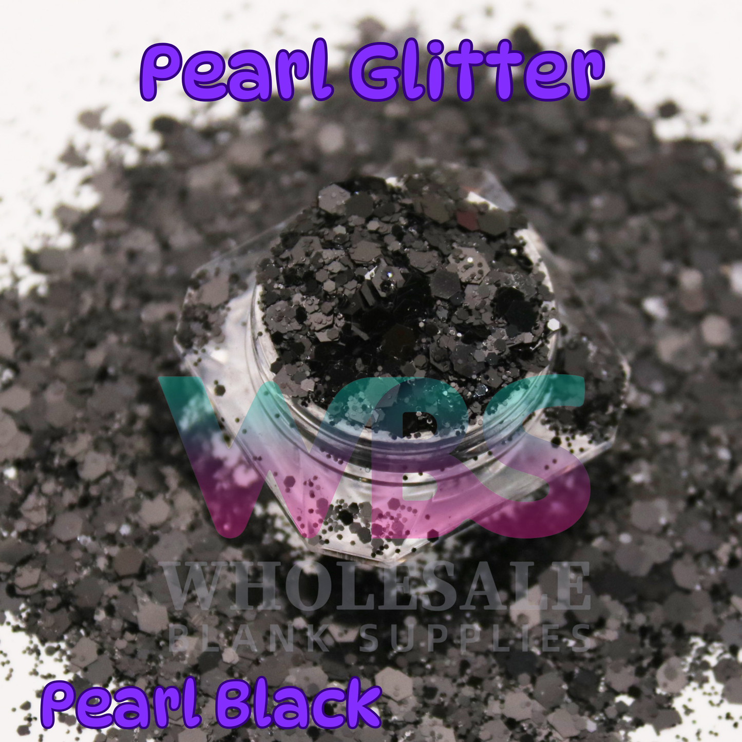 Pearl Black Chunky Glitter | 50gm