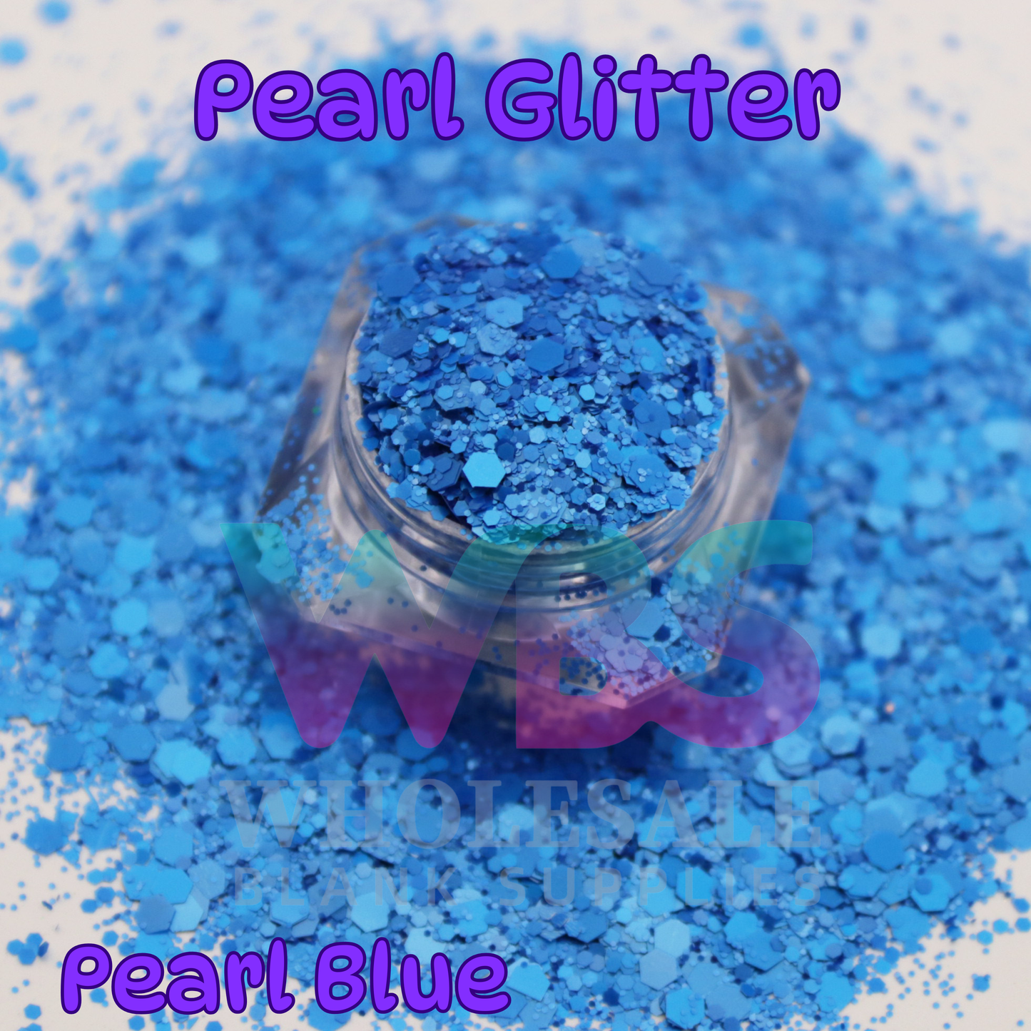 Pearl Blue Chunky Glitter | 50gm