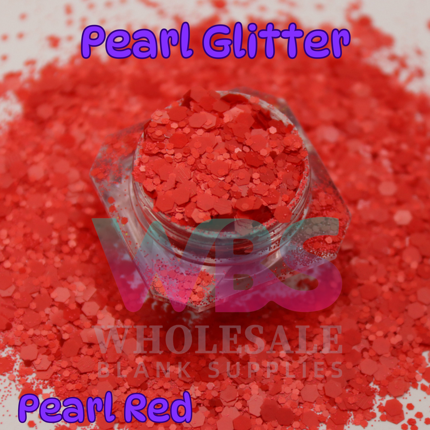 Pearl Red Chunky Glitter | 50gm