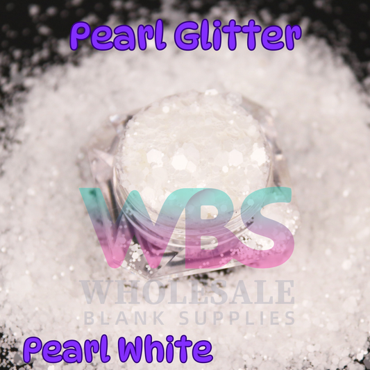 Pearl White Chunky Glitter | 50gm